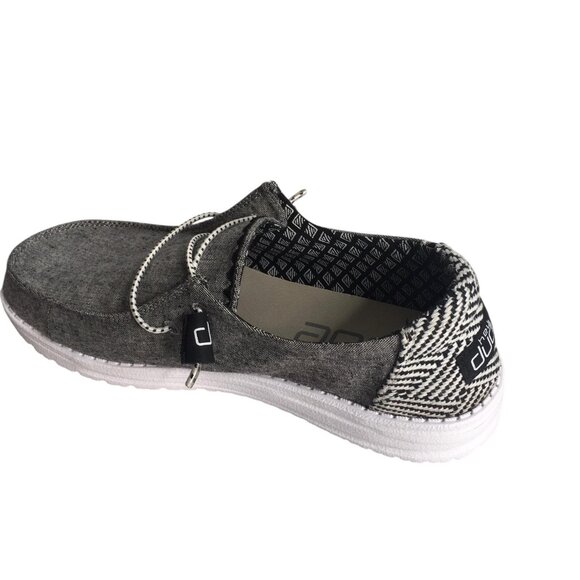 Hey Dude Wendy Shoes Womens Size 8 Gray Chambray Slip On Loafers SKU 121414203 - Picture 7 of 12